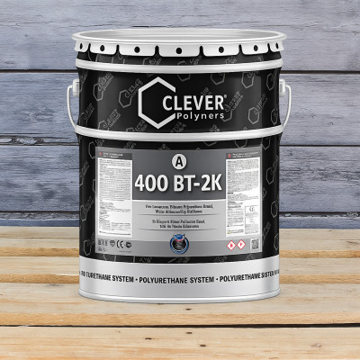 CLEVER 400 BT-2K, високоеластична бітумно-поліуретанова гідроізоляція 40 кг