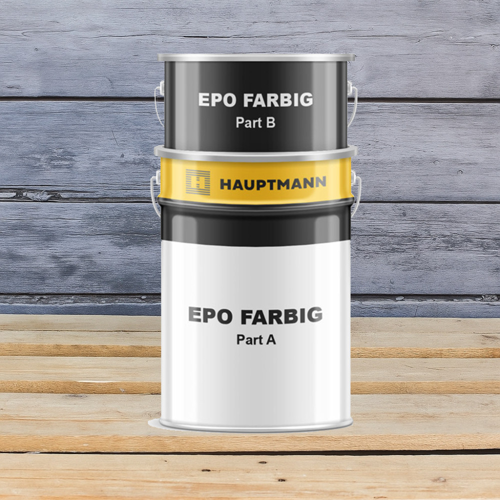 HAUPTMANN EPO FARBIG, двухкомпонентное цветное эпоксидное покрытие для промышленных и коммерческих полов, 25 к