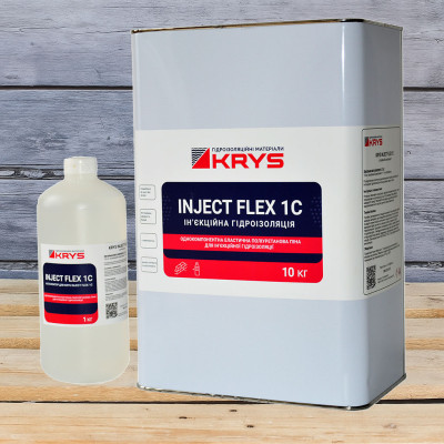 KRYS INJECT FLEX 1C, еластична однокомпонентна ін'єкційна поліуретанова піна, 11 кг